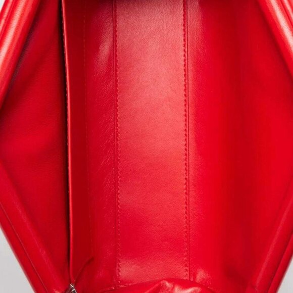 Bottega Veneta Red Leather The Tip Shoulder Bag - Picture 5 of 8